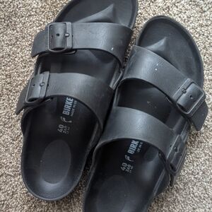 Air foam black Birkenstocks